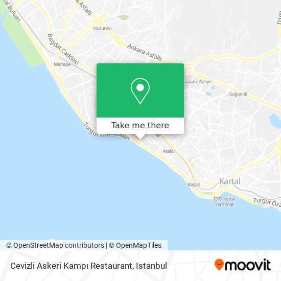 Cevizli Askeri Kampı Restaurant map