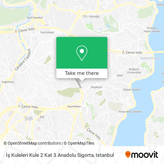 İş Kuleleri Kule 2 Kat 3 Anadolu Sigorta map