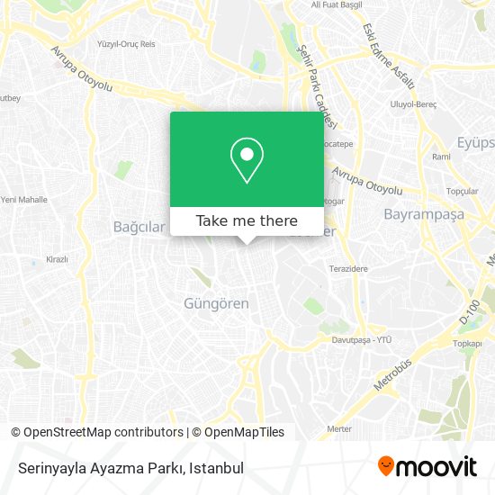 Serinyayla Ayazma Parkı map