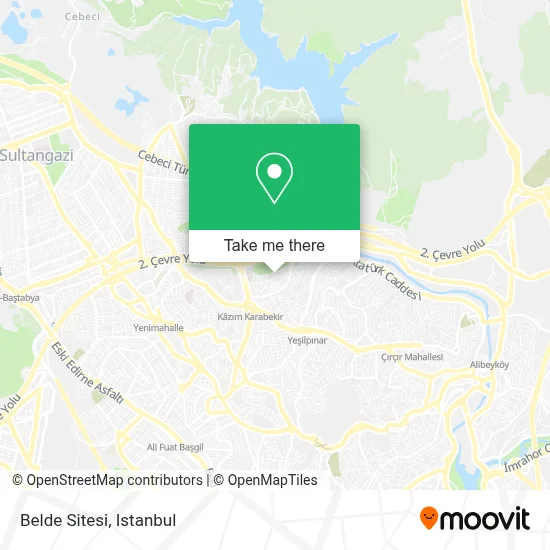 Belde Sitesi map