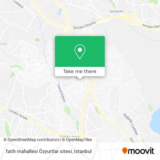 fatih mahallesi Özyurtlar sitesi map