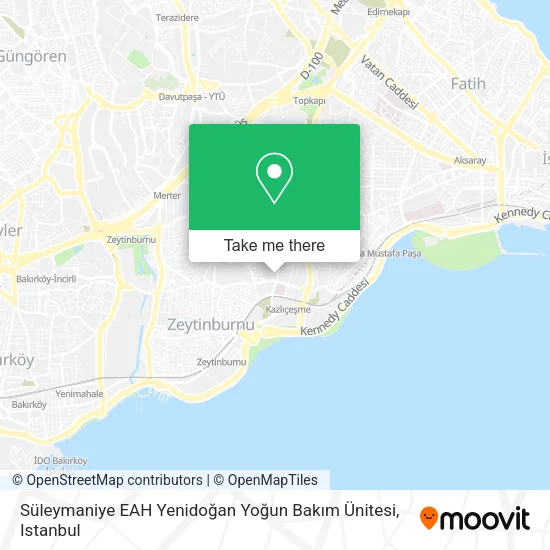 Süleymaniye EAH Yenidoğan Yoğun Bakım Ünitesi map