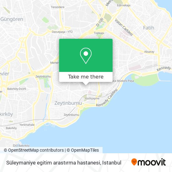 Süleymaniye egitim arastırma hastanesi map