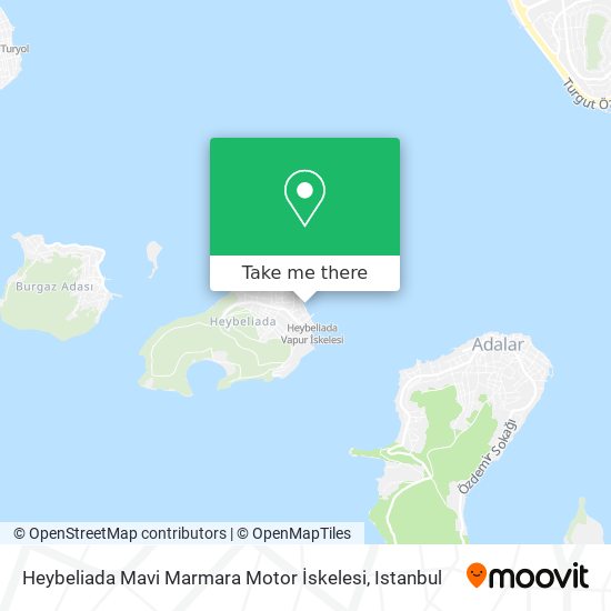 Heybeliada Mavi Marmara Motor İskelesi map