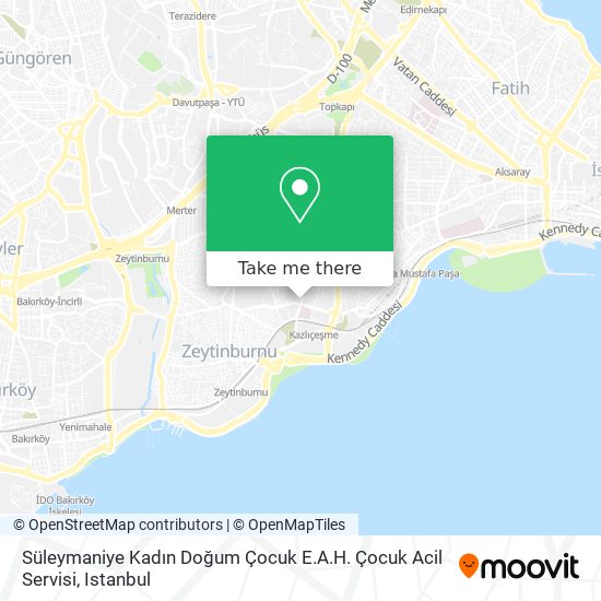 Süleymaniye Kadın Doğum Çocuk E.A.H. Çocuk Acil Servisi map