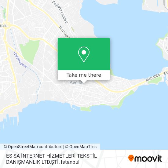 ES SA İNTERNET HİZMETLERİ TEKSTİL DANIŞMANLIK LTD.ŞTİ map