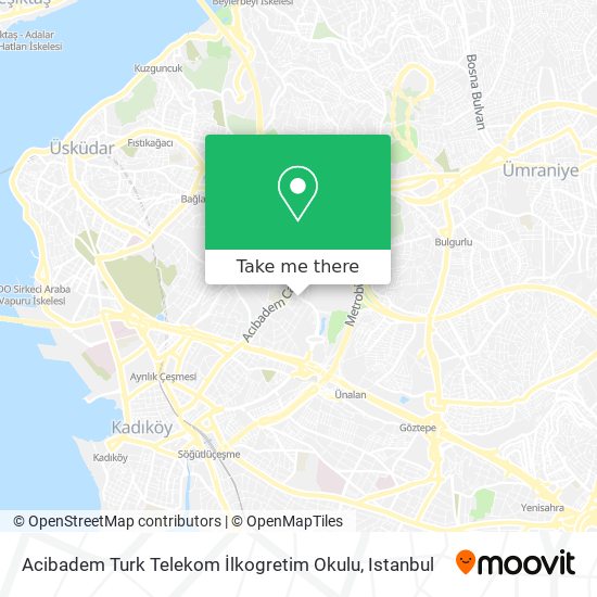 Acibadem Turk Telekom İlkogretim Okulu map
