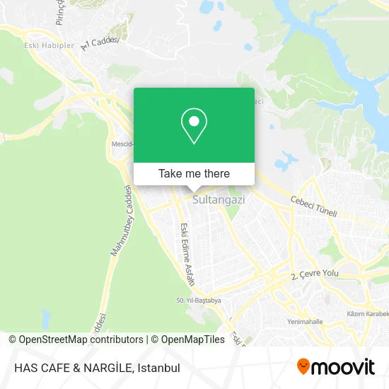 HAS CAFE & NARGİLE map