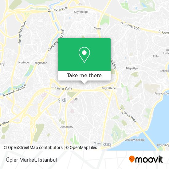 Üçler Market map