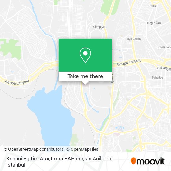 Kanuni Eğitim Araştırma EAH erişkin Acil Triaj map