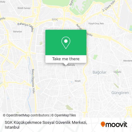 SGK Küçükçekmece Sosyal Güvenlik Merkezi map