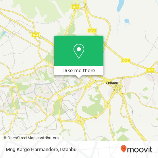 Mng Kargo Harmandere map