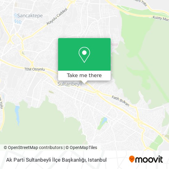 Ak Parti Sultanbeyli İlçe Başkanlığı map