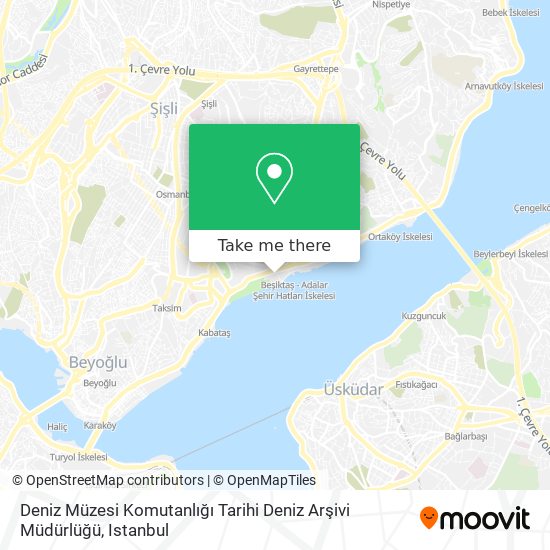 Deniz Müzesi Komutanlığı Tarihi Deniz Arşivi Müdürlüğü map