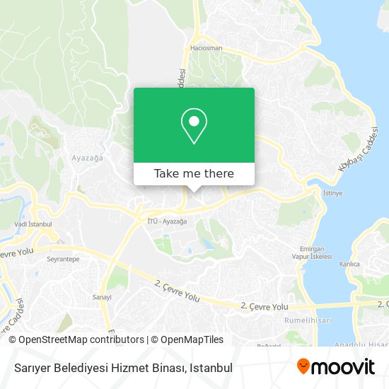 Sarıyer Belediyesi Hizmet Binası map