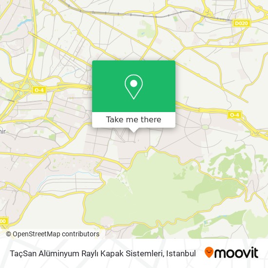 TaçSan Alüminyum Raylı Kapak Sistemleri map