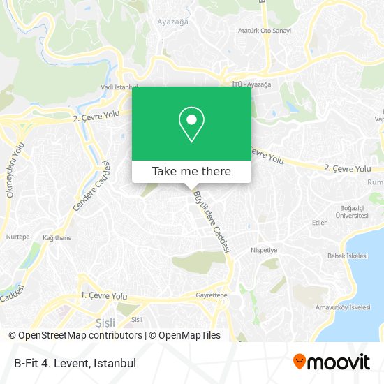 B-Fit 4. Levent map