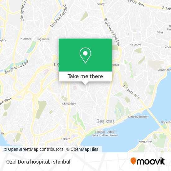 Ozel Dora hospital map