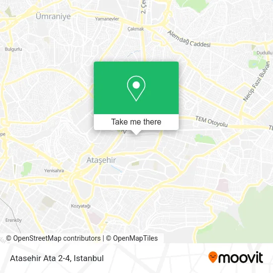 Atasehir Ata 2-4 map