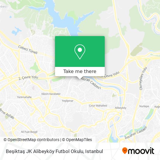 Beşiktaş JK Alibeyköy Futbol Okulu map