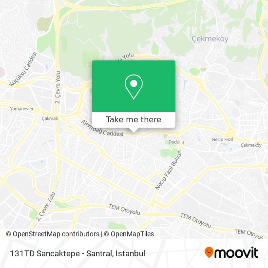 131TD Sancaktepe - Santral map