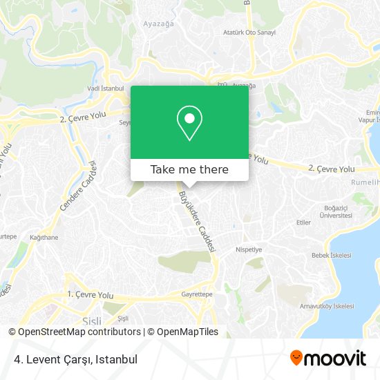 4. Levent Çarşı map