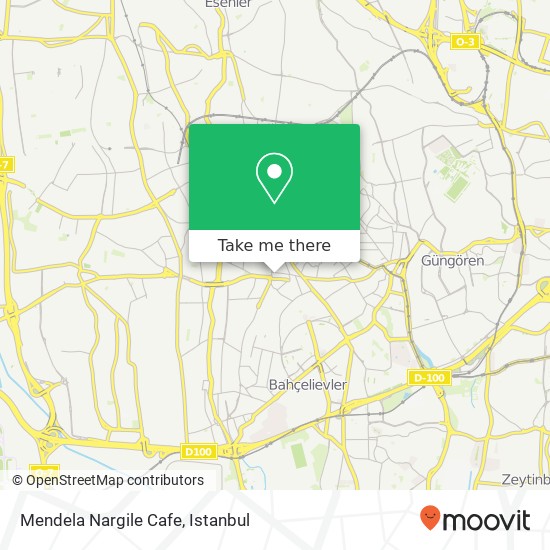 Mendela Nargile Cafe map