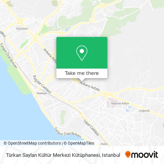 Türkan Saylan Kültür Merkezi Kütüphanesi map