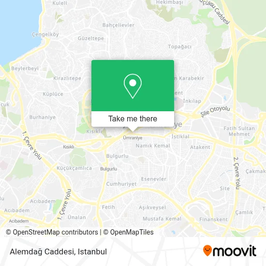 Alemdağ Caddesi map