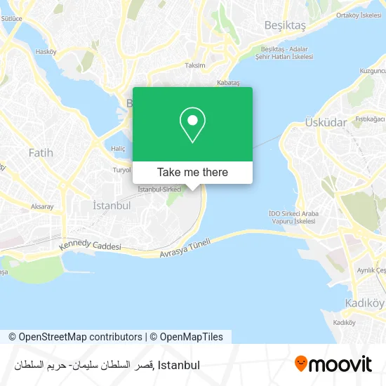 قصر السلطان سليمان- حريم السلطان map