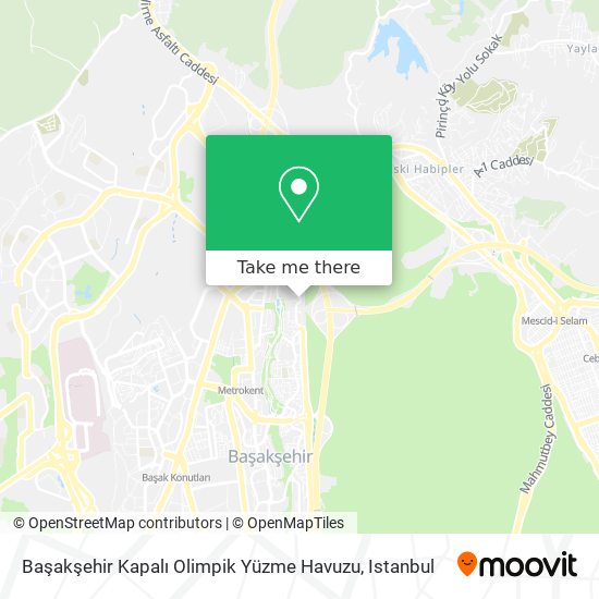 Başakşehir Kapalı Olimpik Yüzme Havuzu map