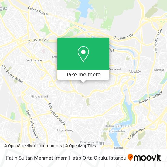 Fatih Sultan Mehmet İmam Hatip Orta Okulu map