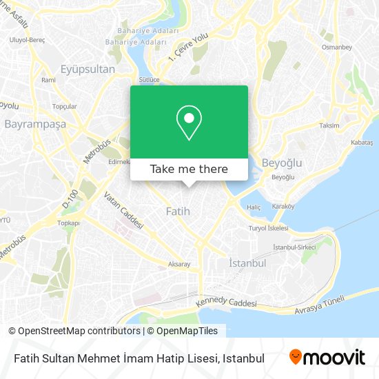 Fatih Sultan Mehmet İmam Hatip Lisesi map
