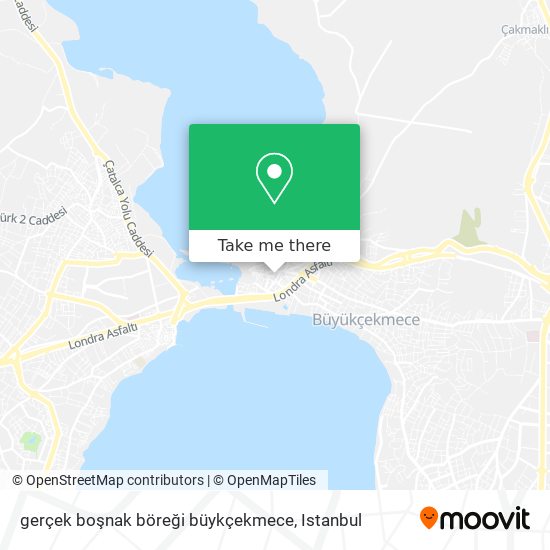 gerçek boşnak böreği büykçekmece map