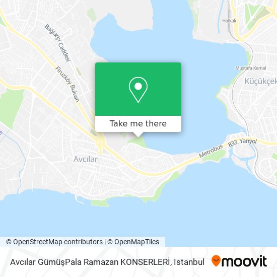 Avcılar GümüşPala Ramazan KONSERLERİ map