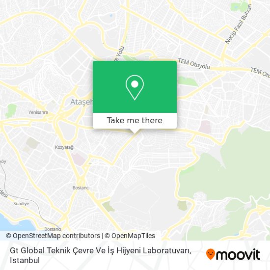 Gt Global Teknik Çevre Ve İş Hijyeni Laboratuvarı map