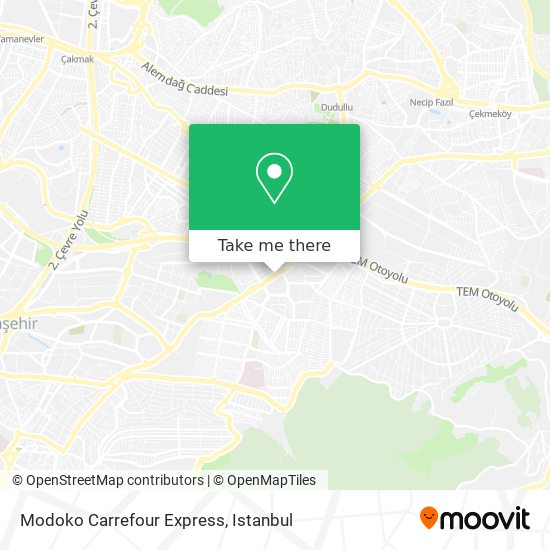 Modoko Carrefour Express map
