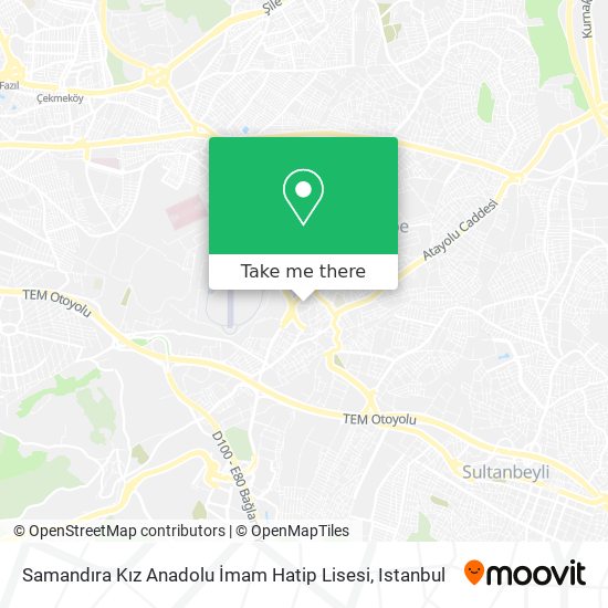 Samandıra Kız Anadolu İmam Hatip Lisesi map