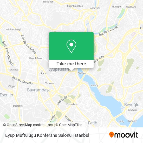 Eyüp Müftülüğü Konferans Salonu map