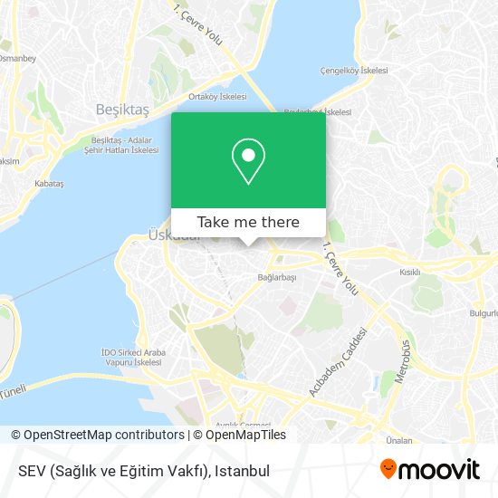 SEV (Sağlık ve Eğitim Vakfı) map