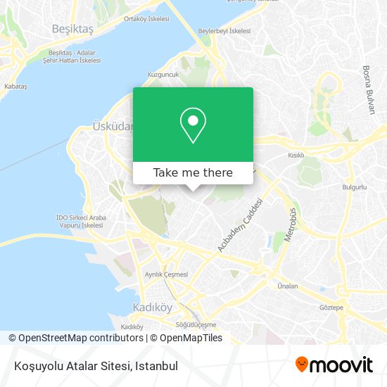 Koşuyolu Atalar Sitesi map