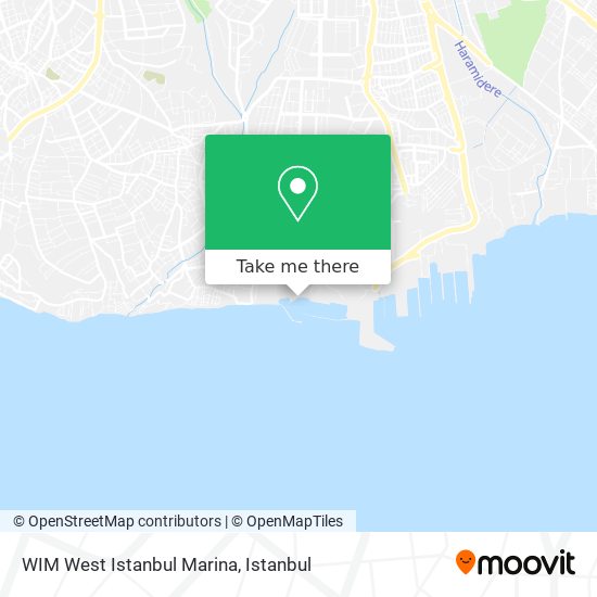 WIM West Istanbul Marina map