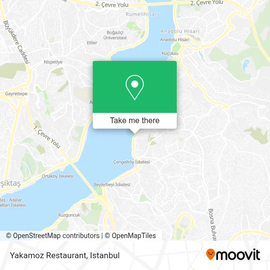 Yakamoz Restaurant map