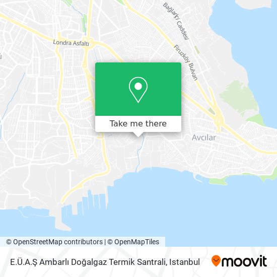 E.Ü.A.Ş Ambarlı Doğalgaz Termik Santrali map