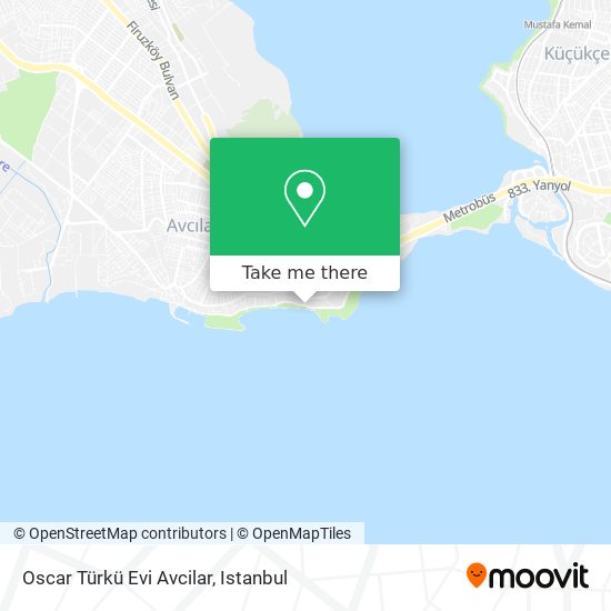 Oscar Türkü Evi Avcilar map
