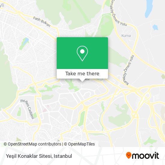 Yeşil Konaklar Sitesi map