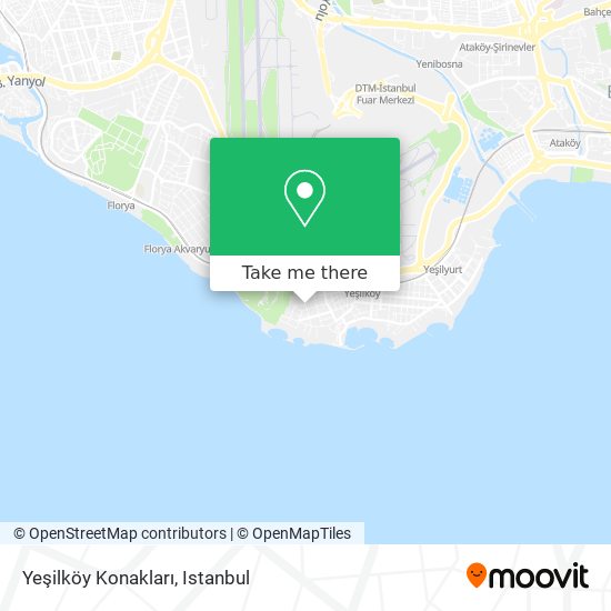 Yeşilköy Konakları map
