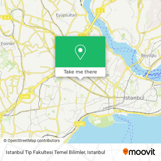 Istanbul Tip Fakultesi Temel Bilimler map