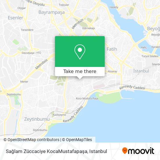 Sağlam Züccaciye KocaMustafapaşa map