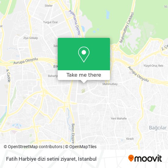 Fatih Harbiye dizi setini ziyaret map